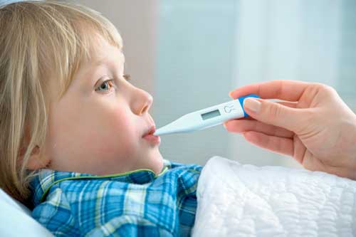 Child with pneumonia