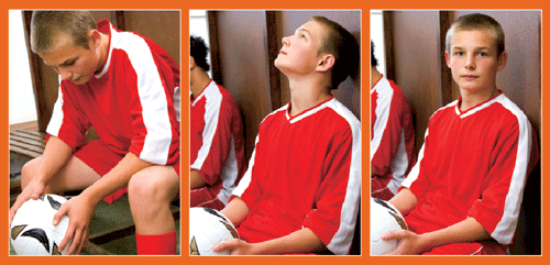 Boy cut from varsity team