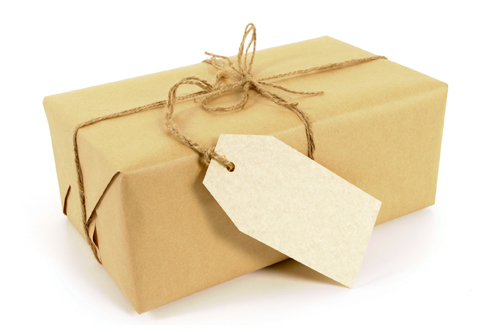 recycled gift wrapping
