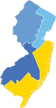 Map of the Shore NJ