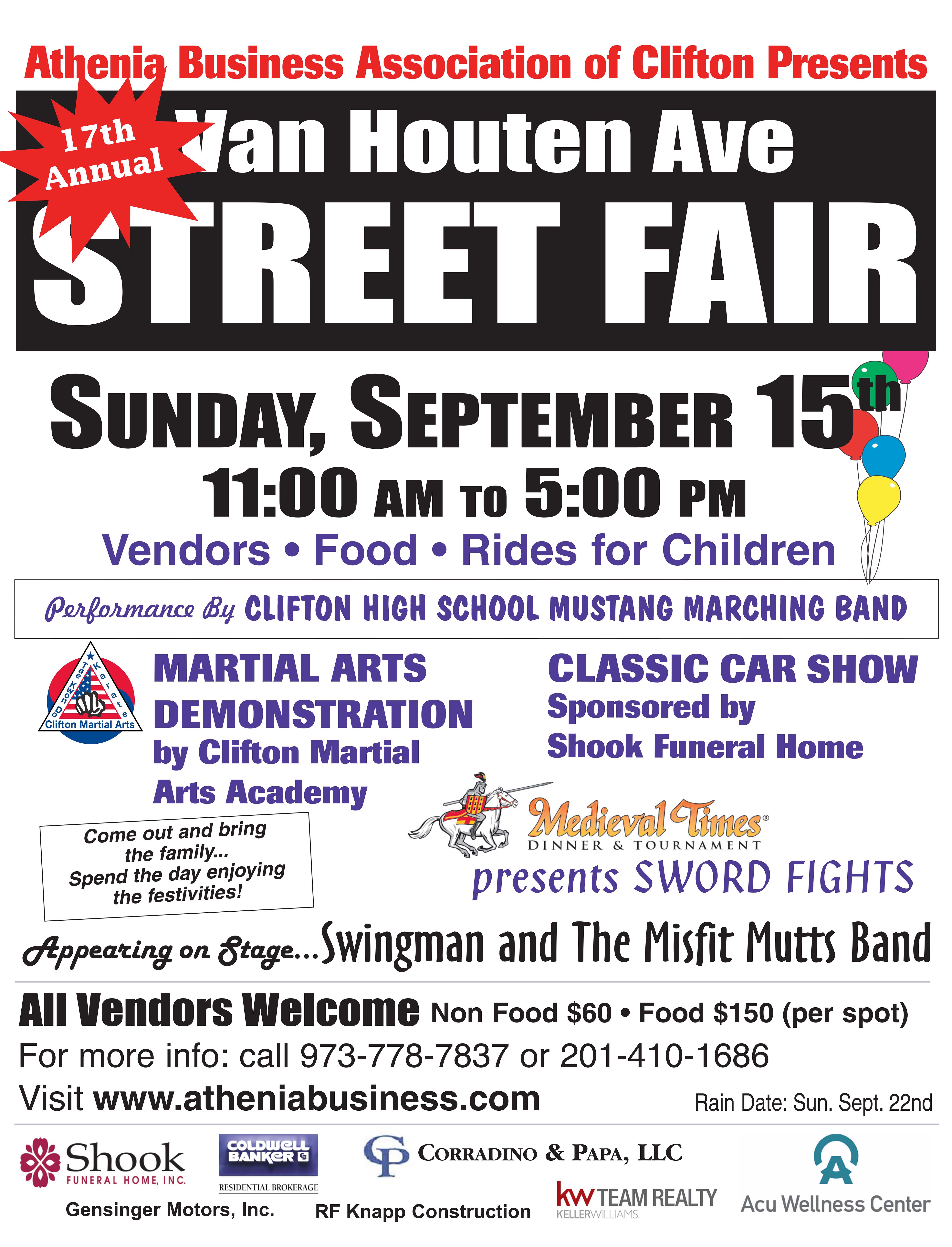 Van Houten Ave Street Fair NJ Family