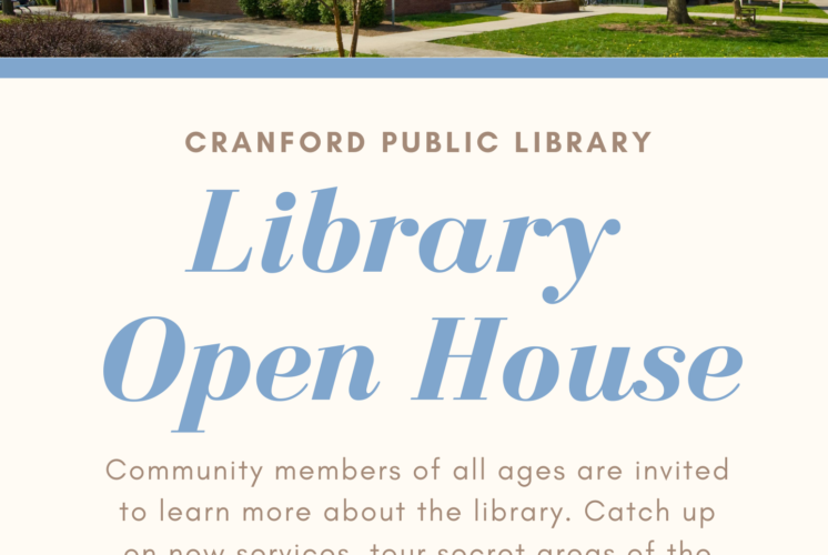 Cranford Public Library Open House NJ Family