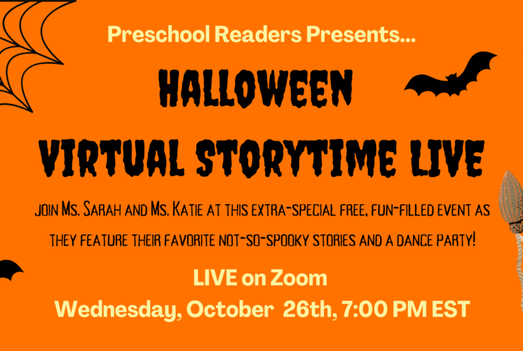 Halloween Virtual Storytime Live NJ Family