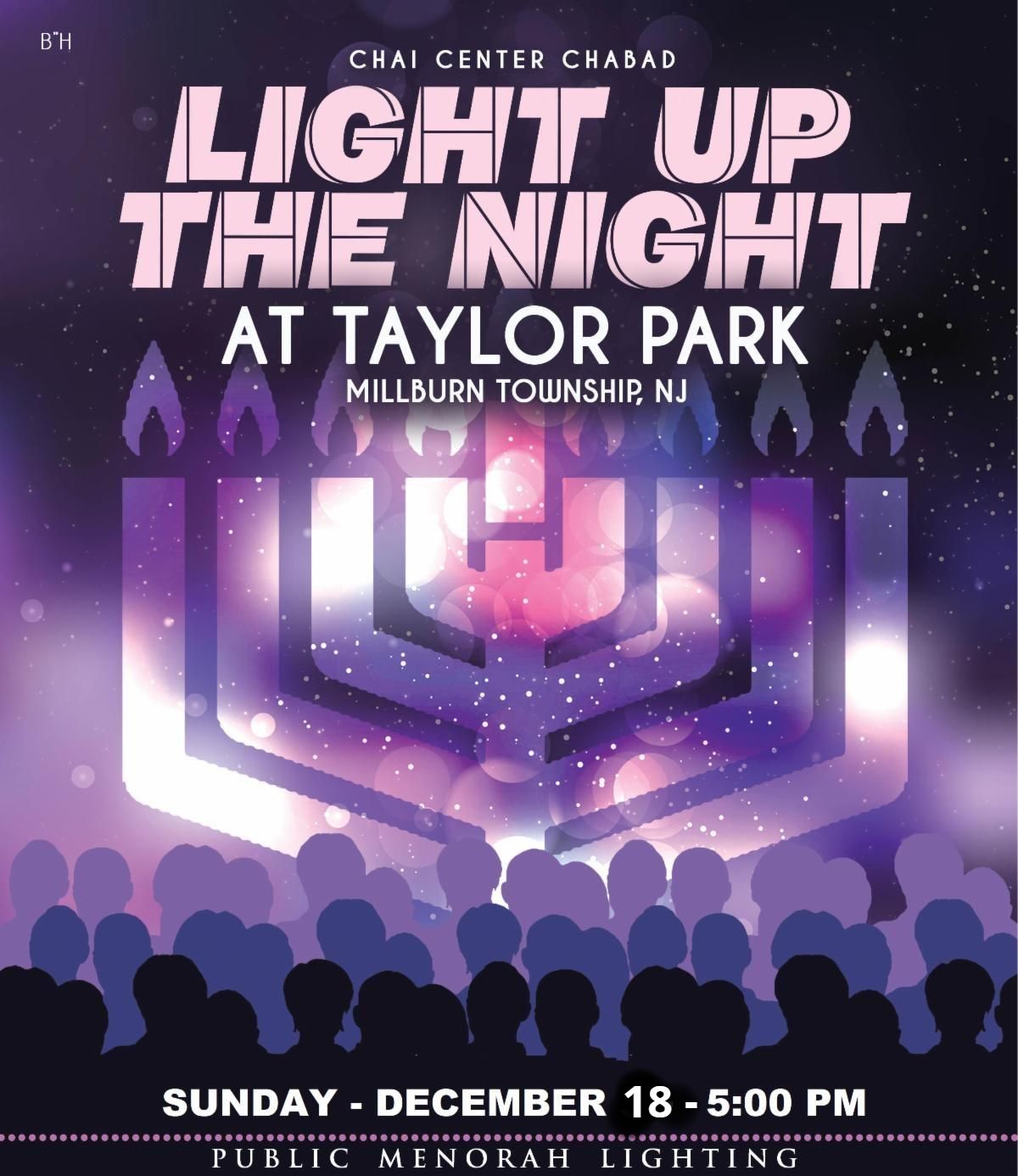 Millburn Menorah Lighting NJ Family