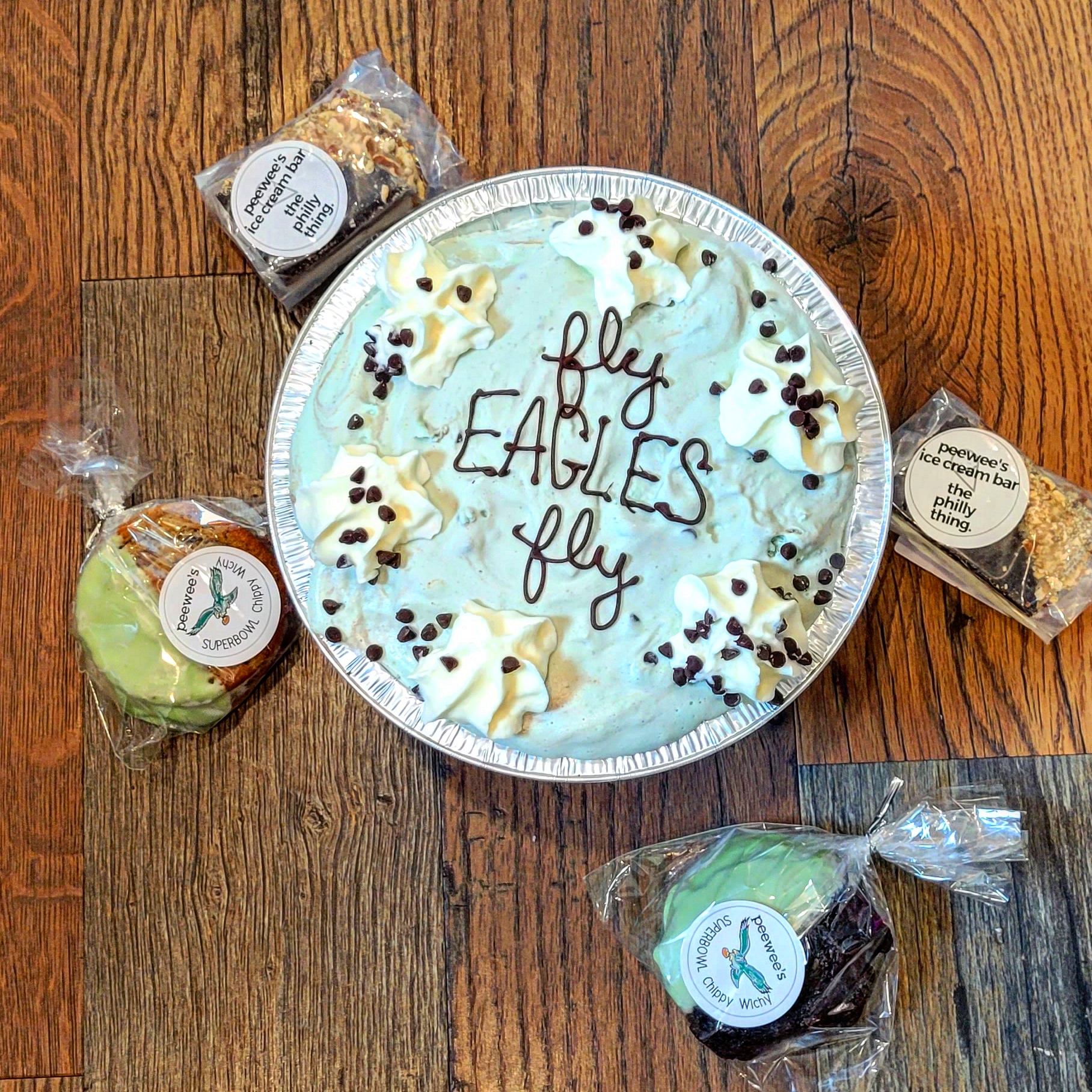 Eagles Dessert Tray Philadelphia  Eagles Logo Cookies Bakery Philadelphia