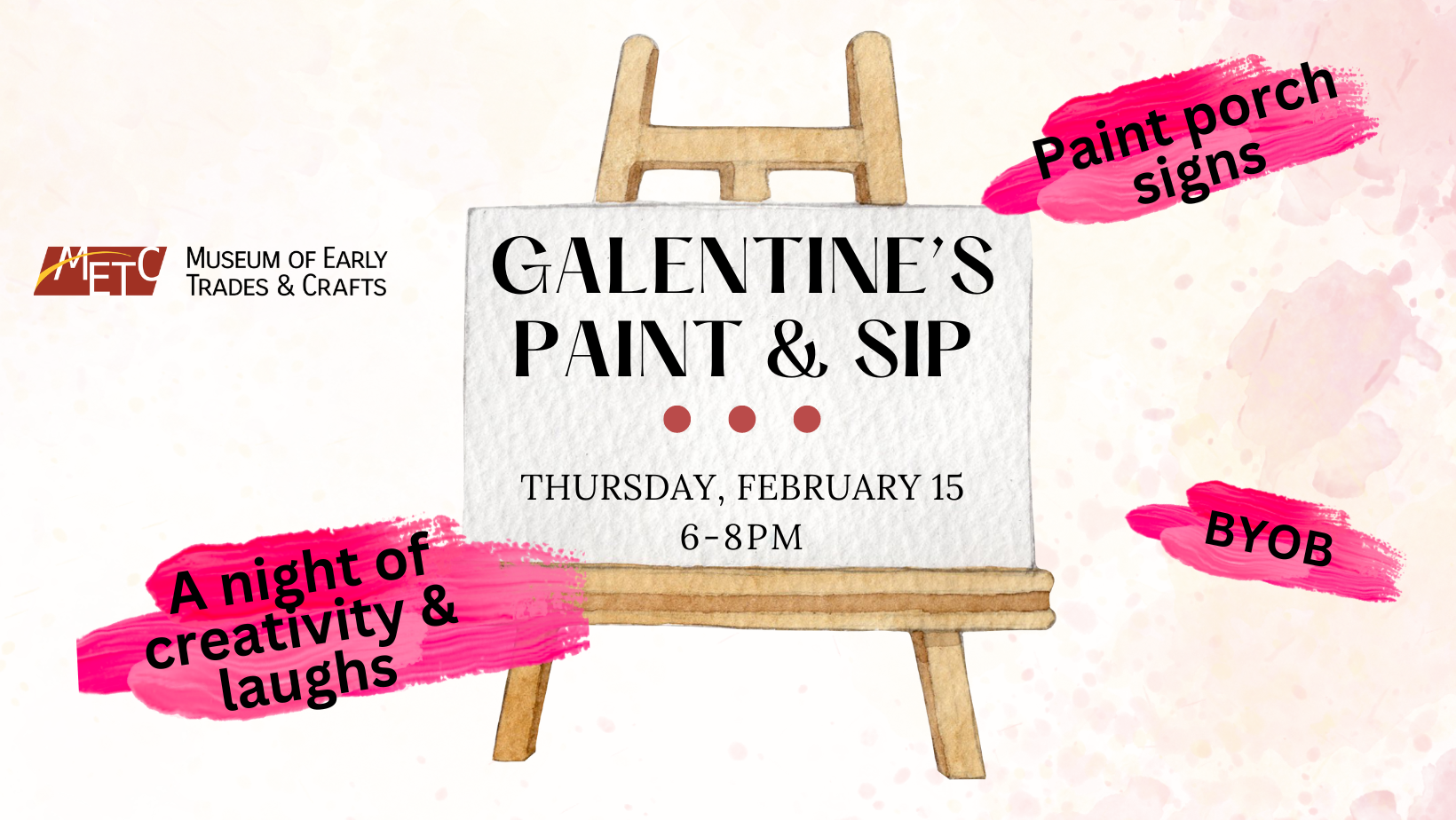 Galentine's Paint & Sip NJ Family