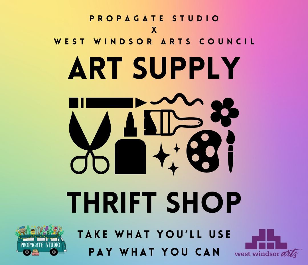 Art Supply Thrift Shop Donation DropOff NJ Family