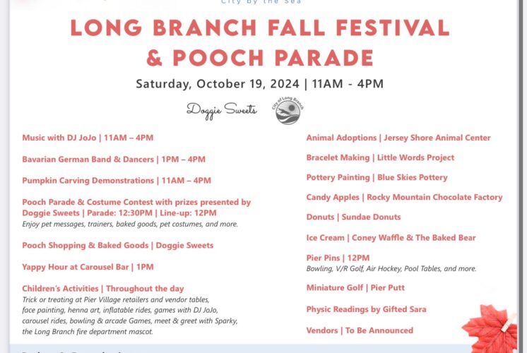 Long Branch Fall Festival & Pooch Parade NJ Family