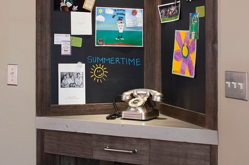 Save Time and Get Organized with a Kitchen Message Center - NJ Family