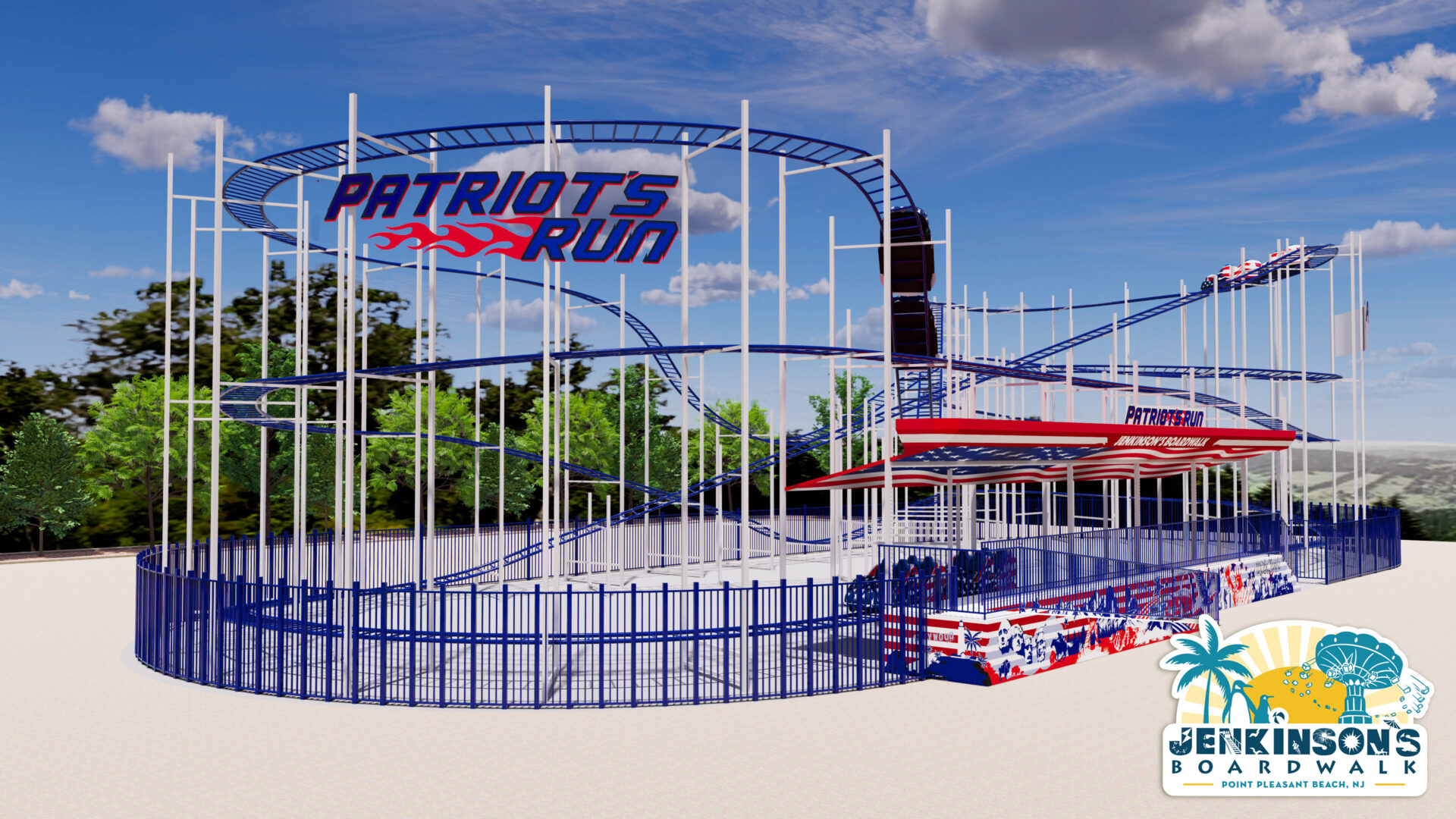 Jenkinson’s Newest Roller Coaster Pays Tribute to America’s 250th ...