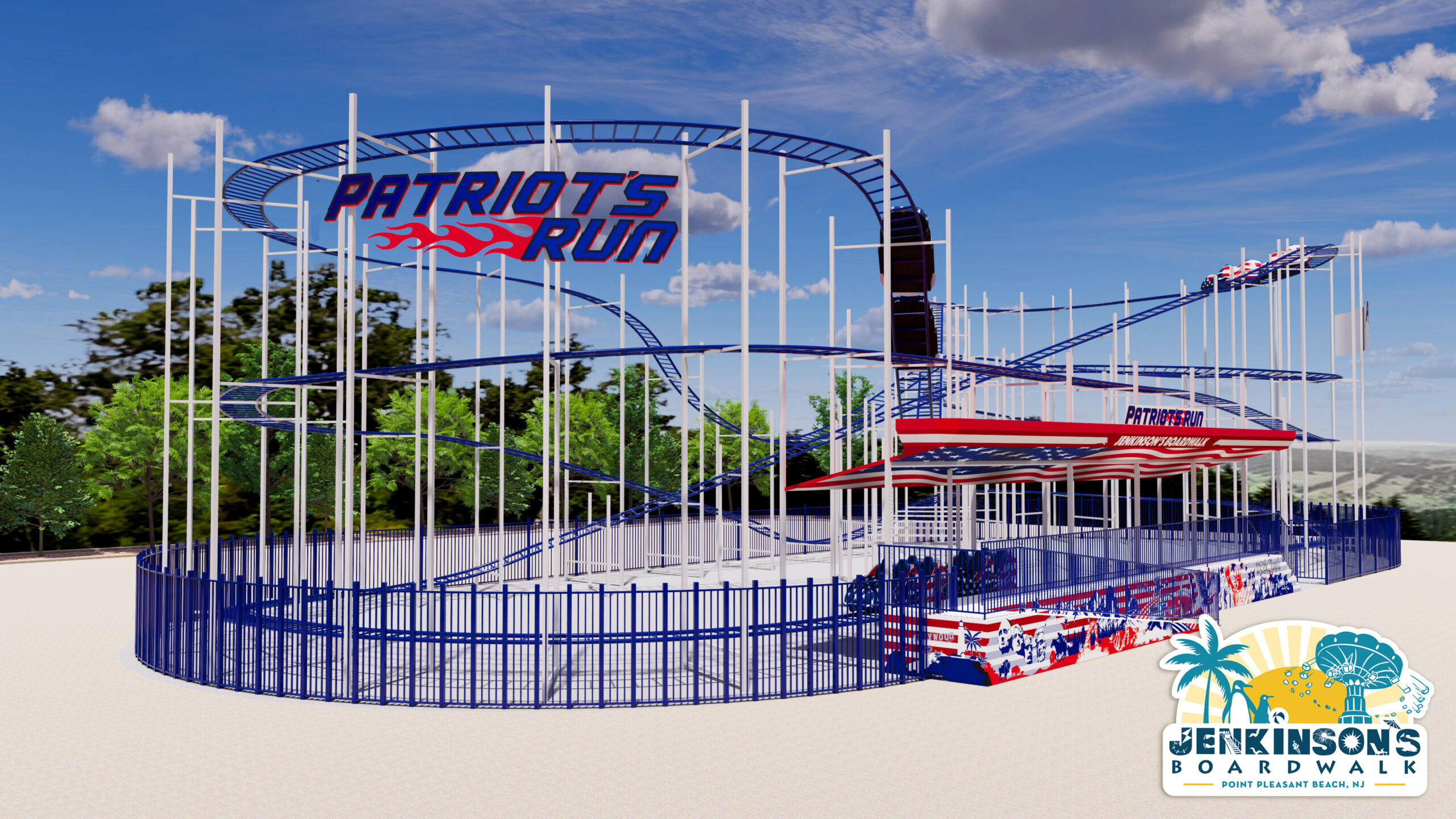 Jenkinson's Newest Roller Coaster Pays Tribute to America's 250th
