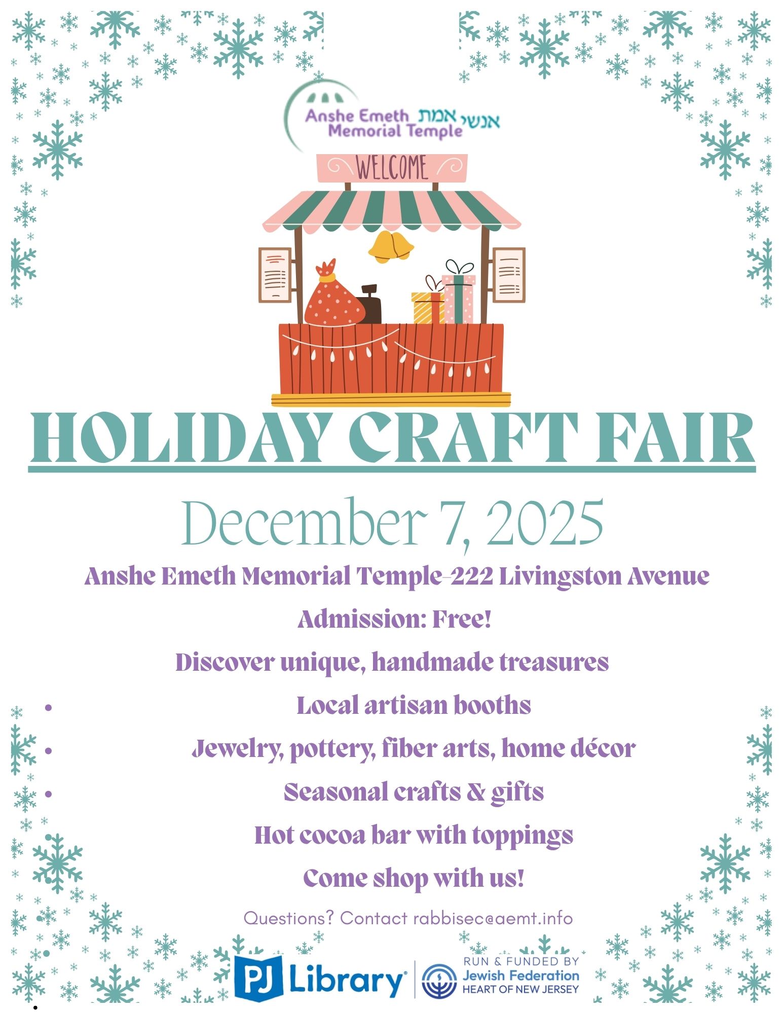 Holiday Craft Fair Flier (2)