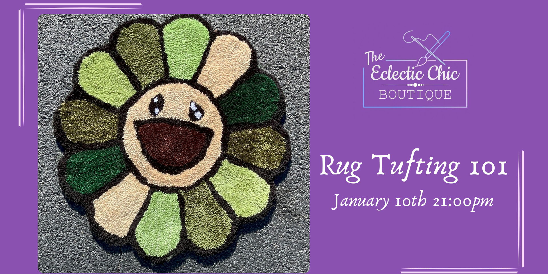 Rug Tufting 101 Workshop - NJ Family