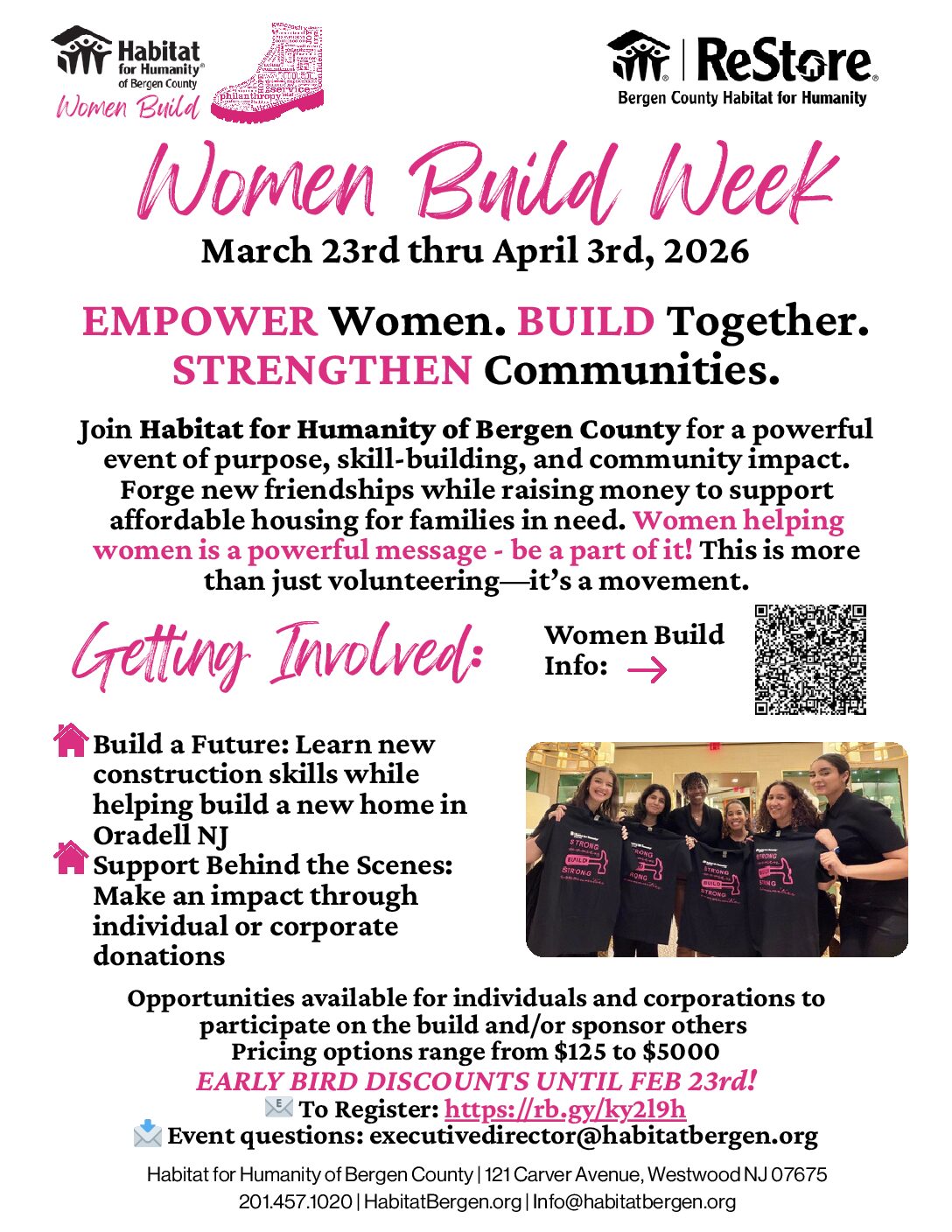 Women Build Week 2026 feb 5