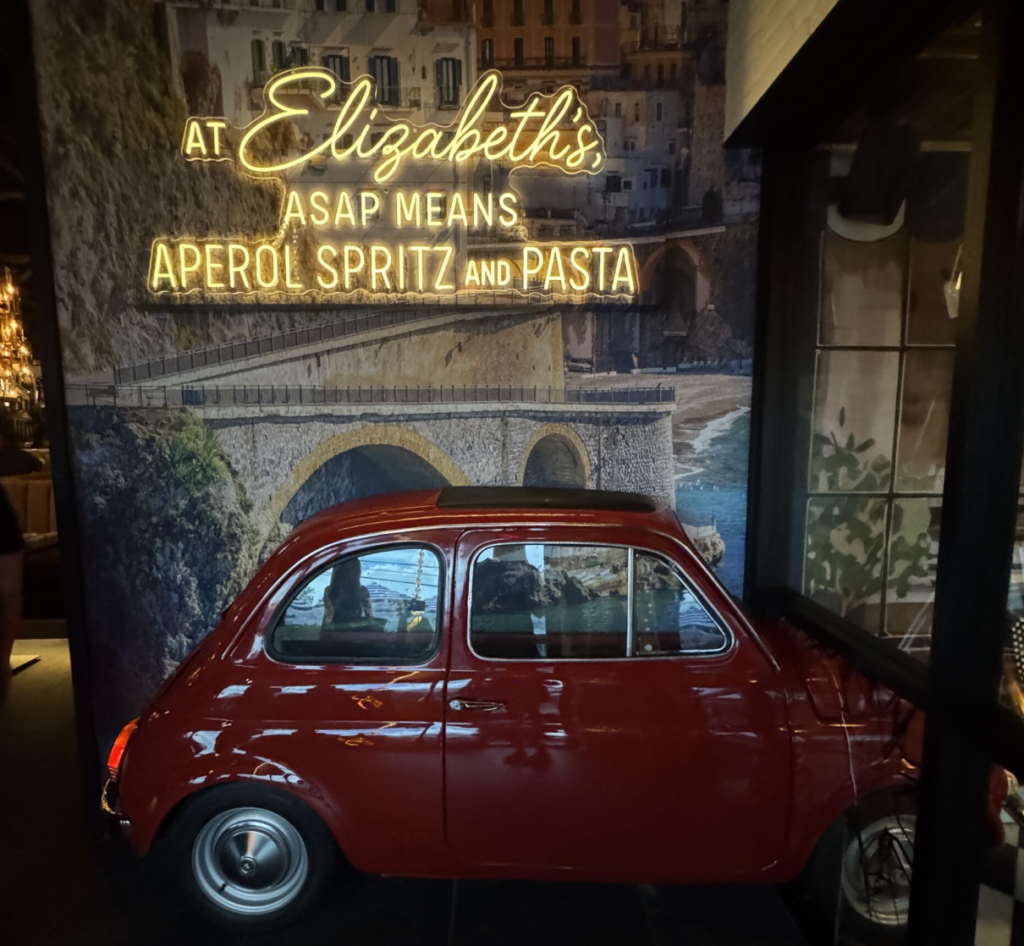 We Got a First Look at Elizabeth’s, NJ’s Buzziest New Italian Restaurant (+ It Has an Aperol Spritz Vending Machine)
